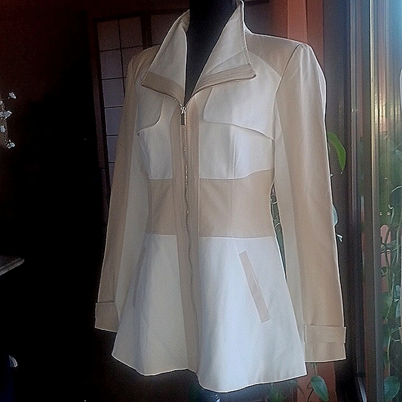 bebe Color Block Jacket - Picture 1 of 12